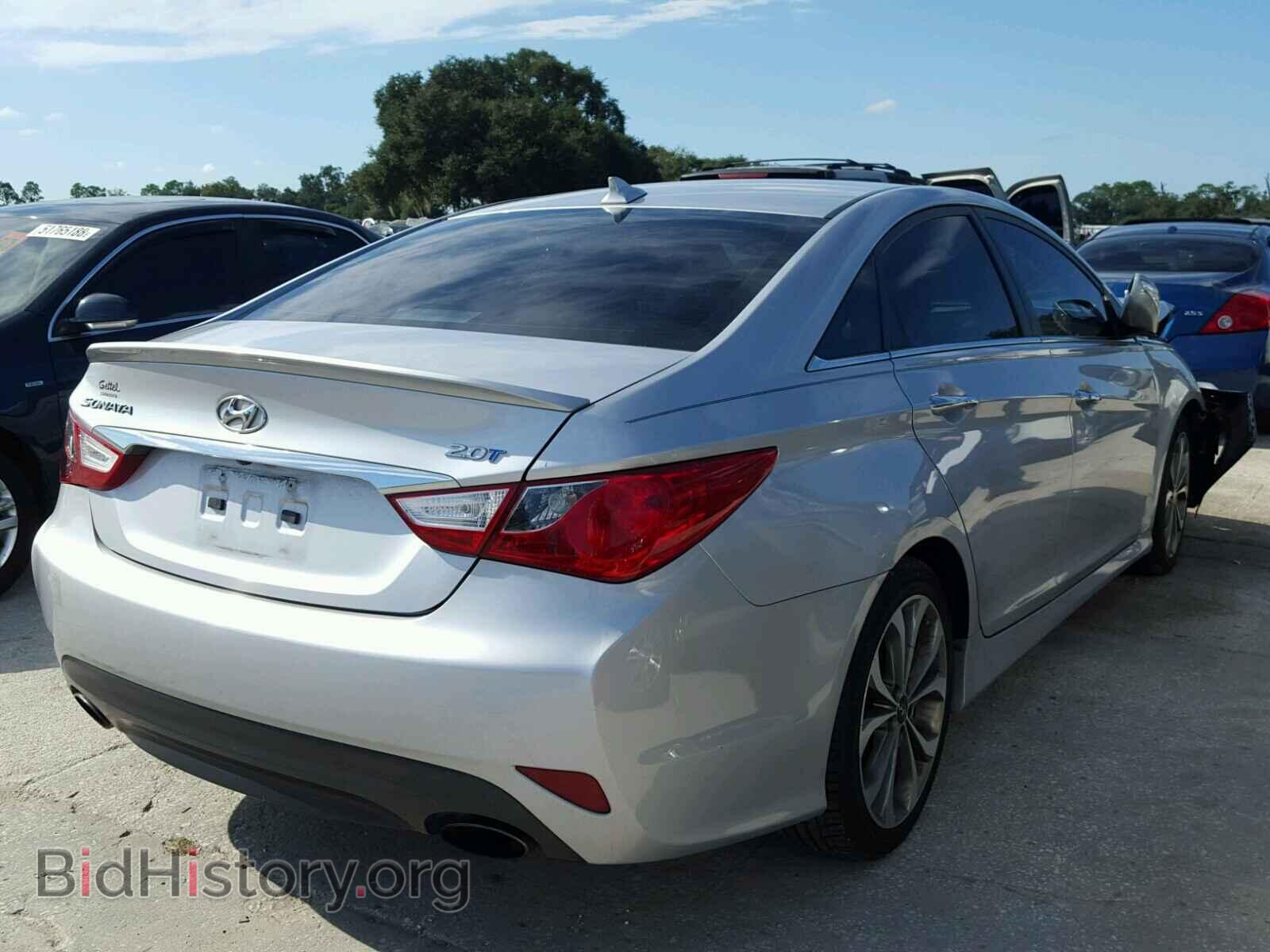 2014 HYUNDAI SONATA - VIN: 5NPEC4AB4EH850471 - Фото 4