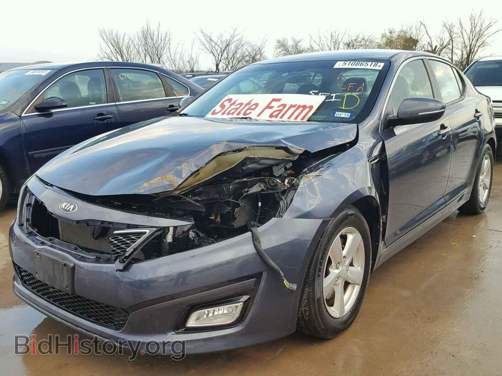 2015 KIA OPTIMA - VIN: KNAGM4A77F5599655 - Фото 2