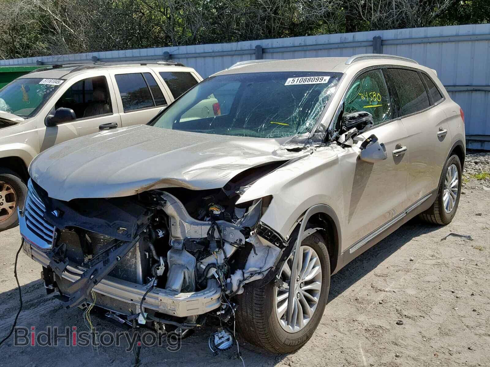 2017 LINCOLN MKX SELECT - VIN: 2LMPJ6KR0HBL31388 - Фото 2