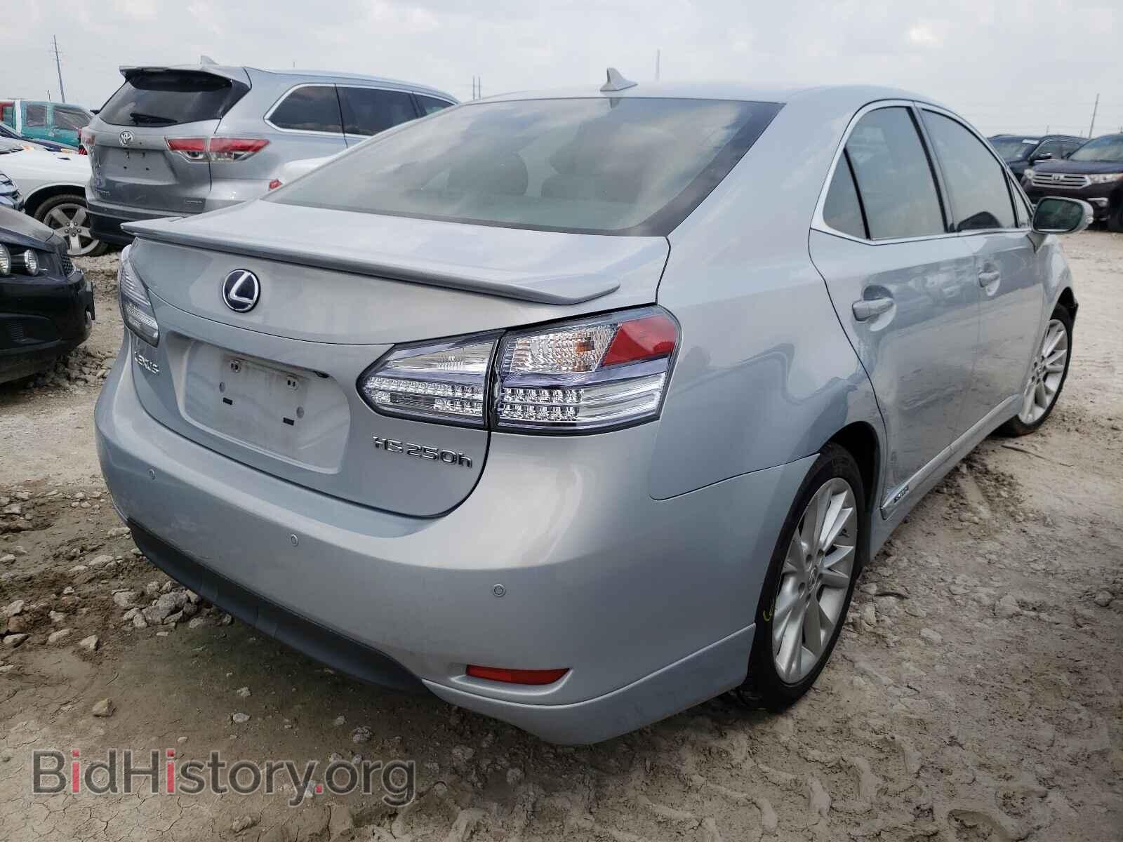 2010 LEXUS HS - VIN: JTHBB1BA1A2014153 - Фото 4