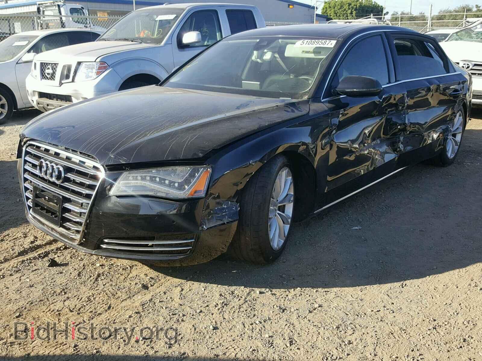 2012 AUDI A8 - VIN: WAURVAFDXCN023895 - Фото 2