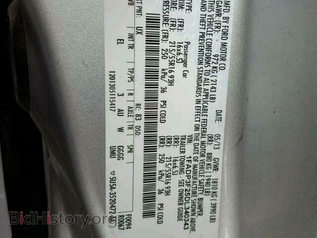 2013 FORD FOCUS - VIN: 1FADP3F25DL340343 - Photo 10
