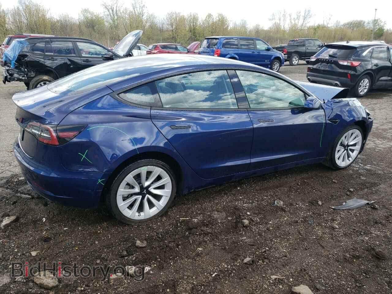 2022 TESLA MODEL 3 - VIN: 5YJ3E1EA5NF303838 - Фото 3