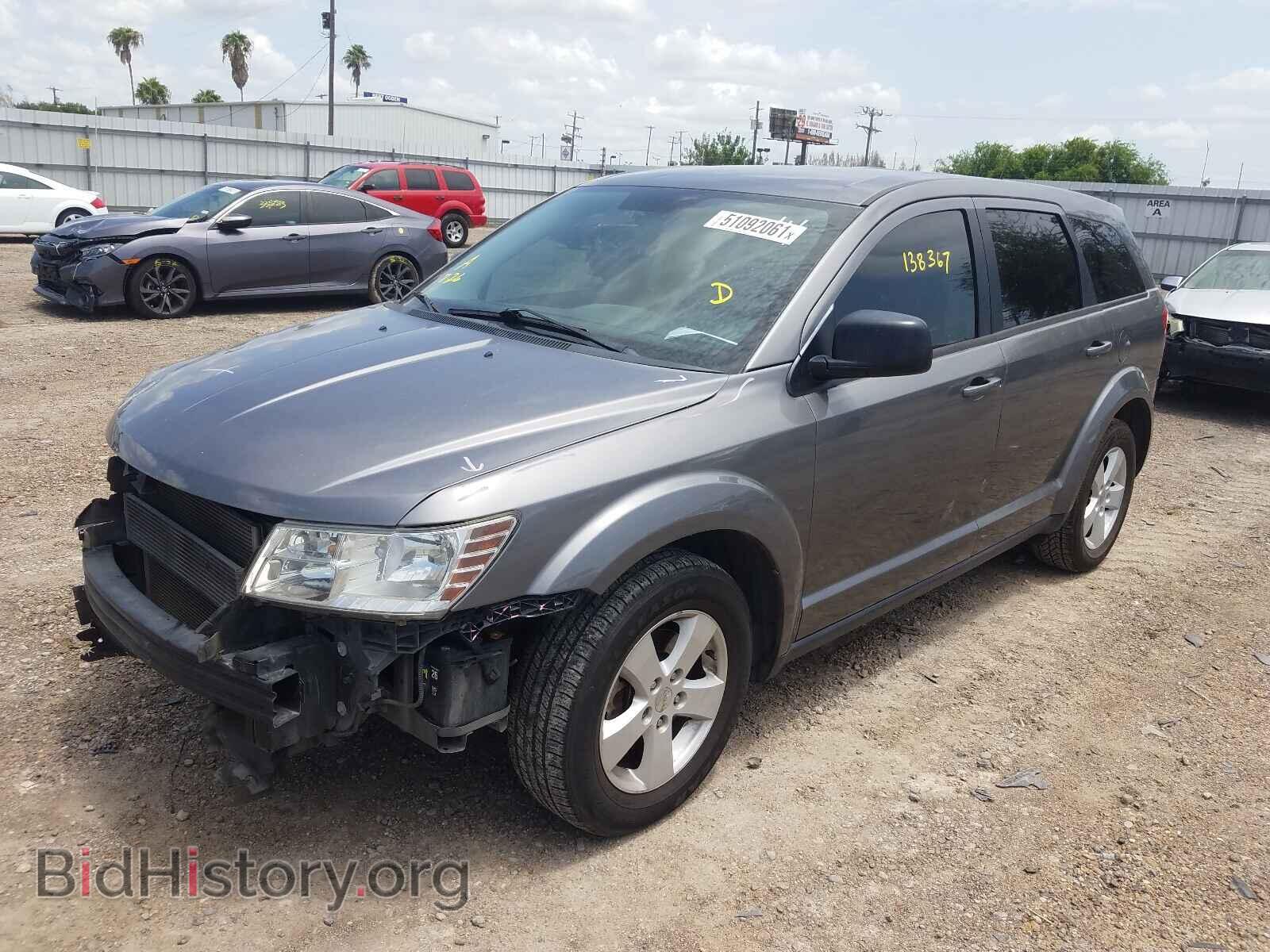 2013 DODGE JOURNEY - VIN: 3C4PDCAB9DT556479 - Фото 2