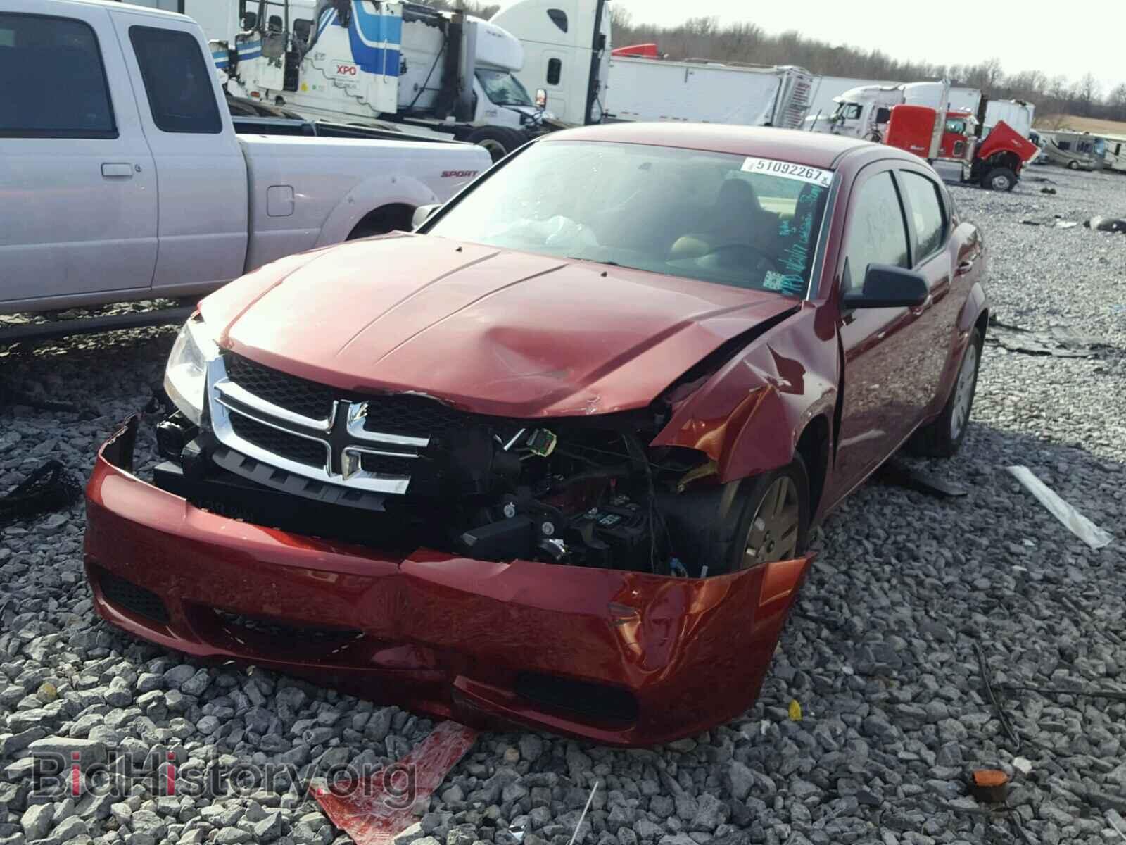2014 DODGE AVENGER - VIN: 1C3CDZAB1EN182814 - Фото 2