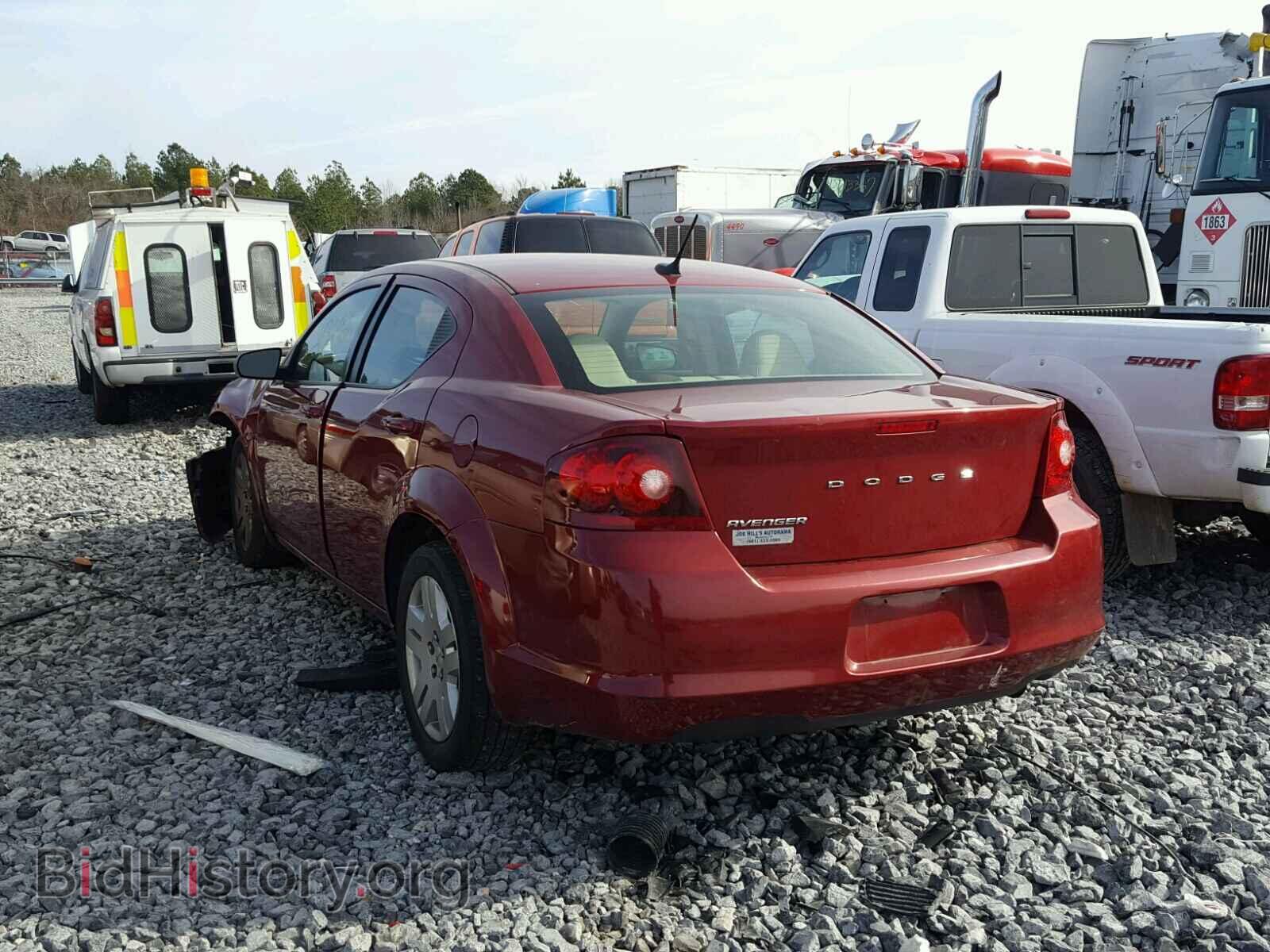 2014 DODGE AVENGER - VIN: 1C3CDZAB1EN182814 - Фото 3