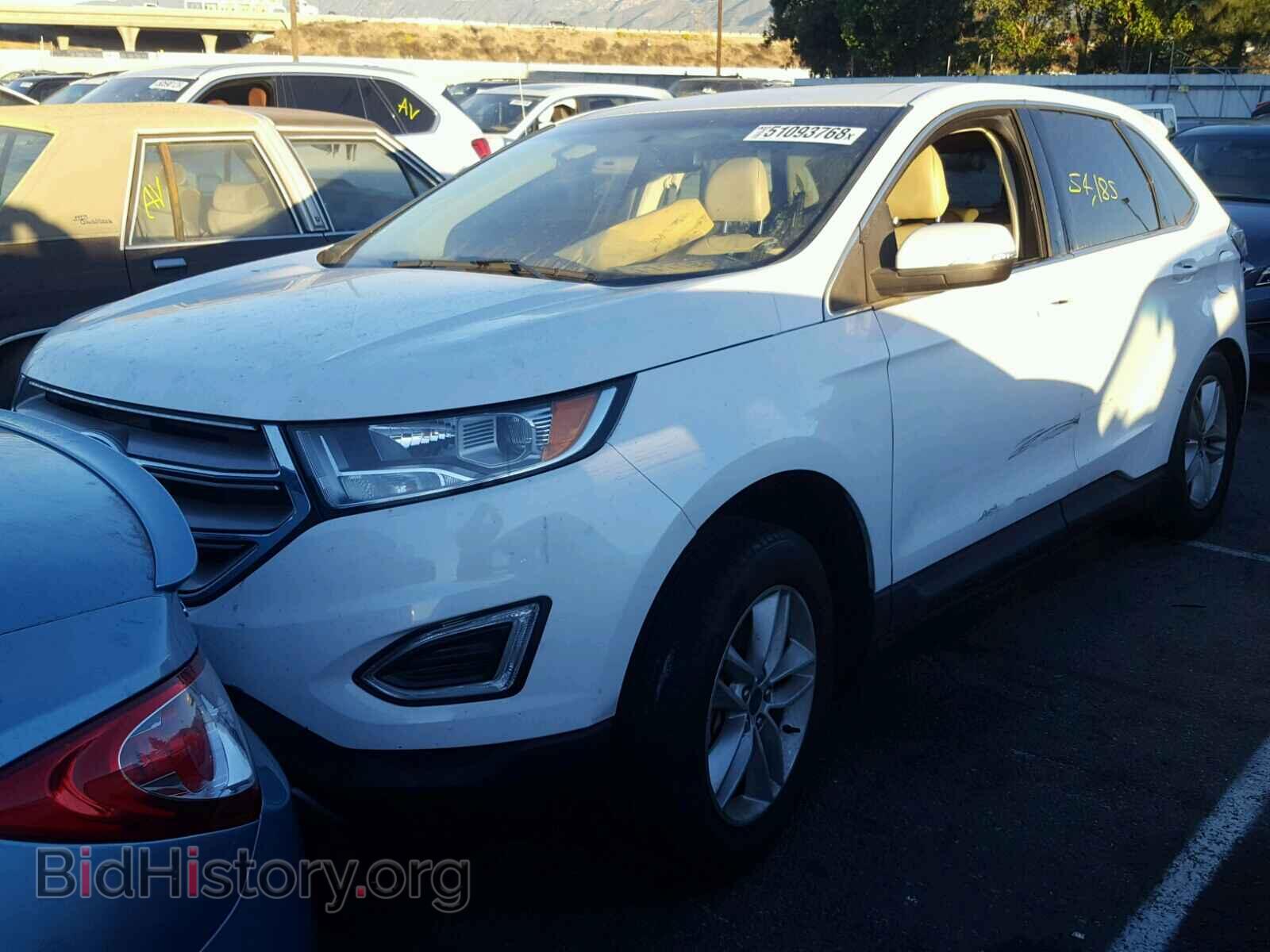 2015 FORD EDGE SEL - VIN: 2FMTK3J88FBB61874 - Фото 2