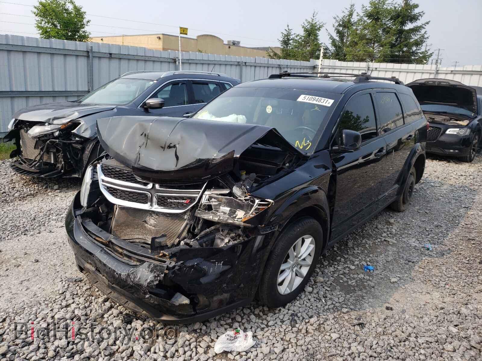 2016 DODGE JOURNEY - VIN: 3C4PDCCB4GT178542 - Фото 2