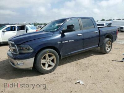 2012 Dodge RAM 1500 SLT, синий — VIN 1C6RD6LT9CS182012, Copart