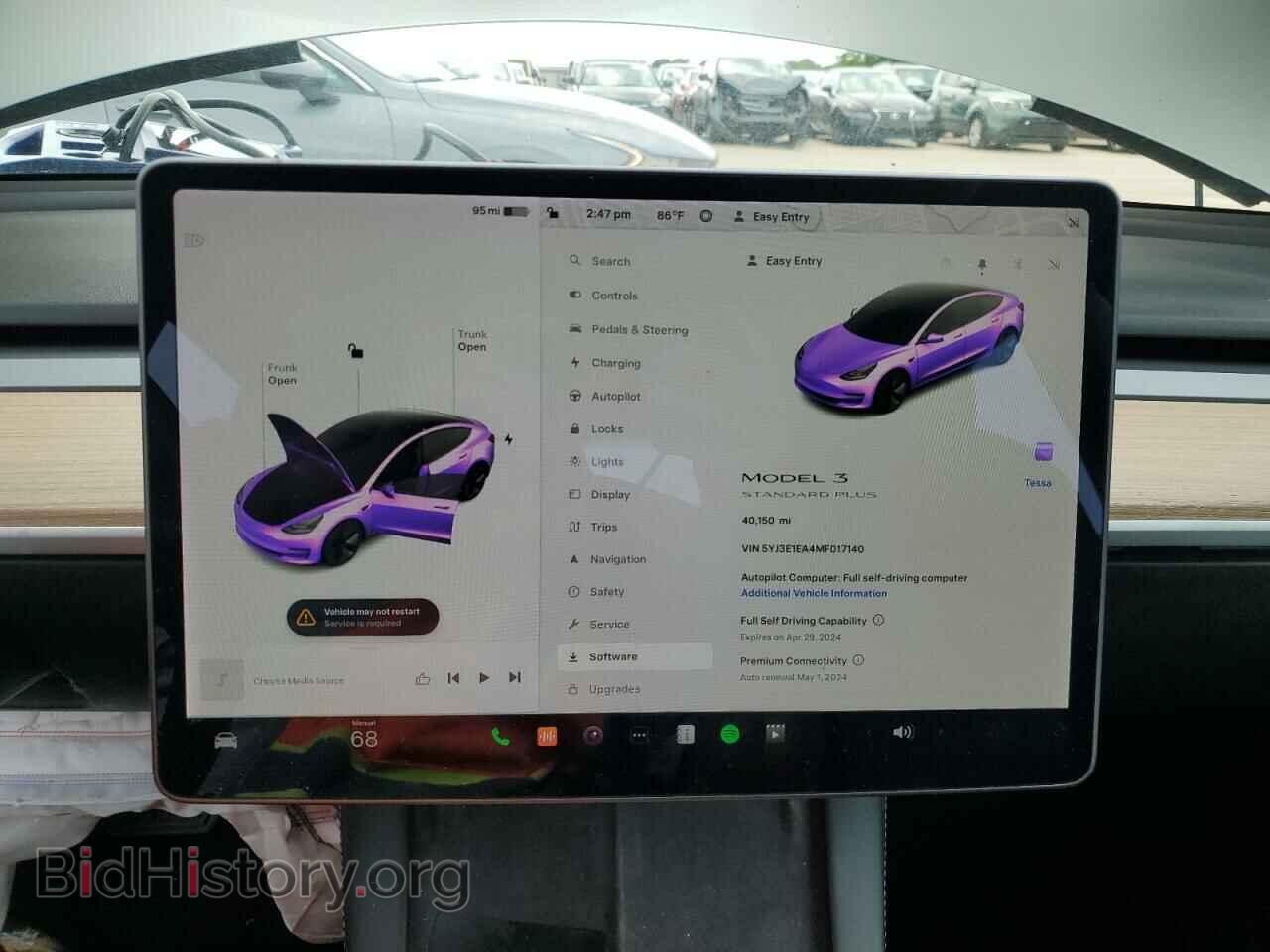 2021 TESLA MODEL 3 - VIN: 5YJ3E1EA4MF017140 - Photo 9