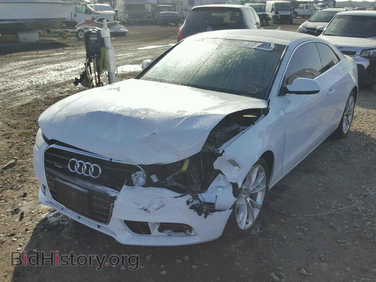 2014 AUDI A5 PREMIUM - VIN: WAULFAFR8EA015772 - Фото 2