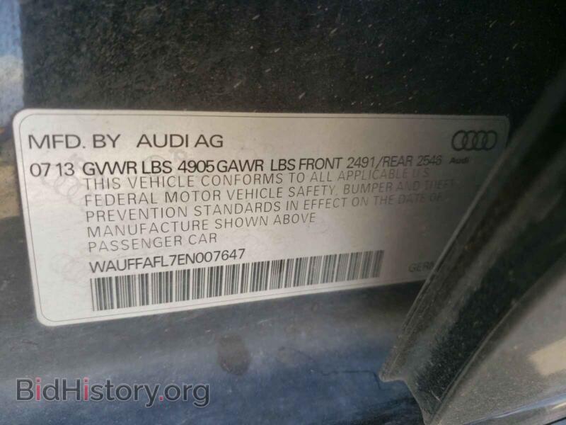 2014 Audi A4 (VIN WAUFFAFL7EN007647) — фото 10 из 10