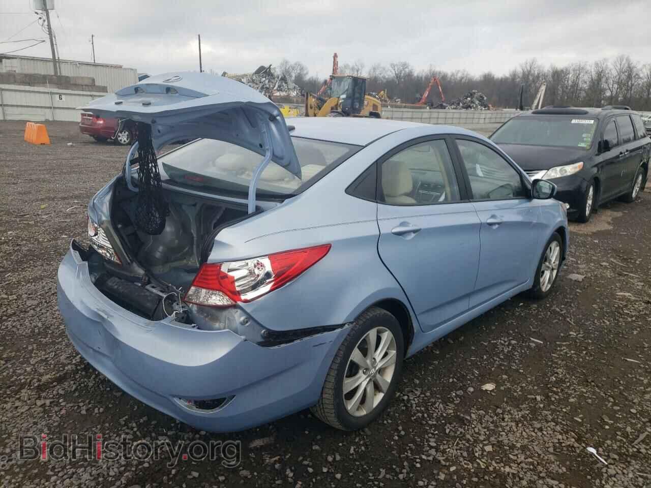 2012 HYUNDAI ACCENT - VIN: KMHCU4AE2CU185101 - Фото 3
