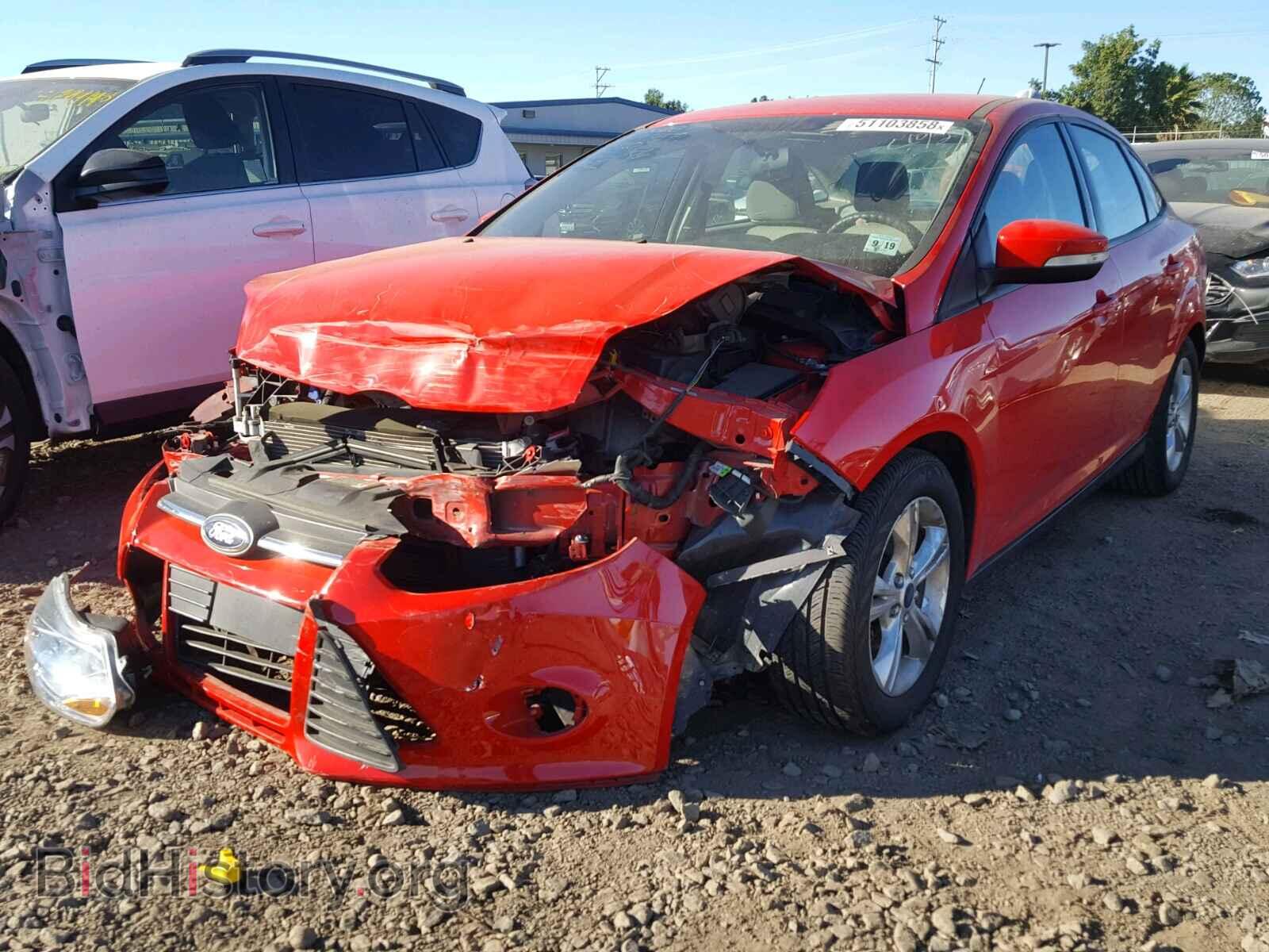 2014 FORD FOCUS - VIN: 1FADP3F28EL366968 - Фото 2