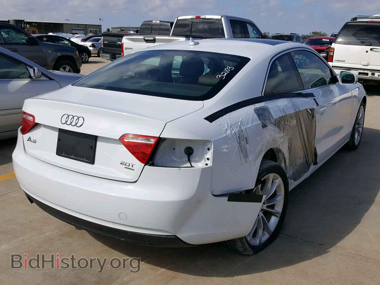 2014 AUDI A5 PREMIUM - VIN: WAUCFAFR9EA050059 - Фото 4