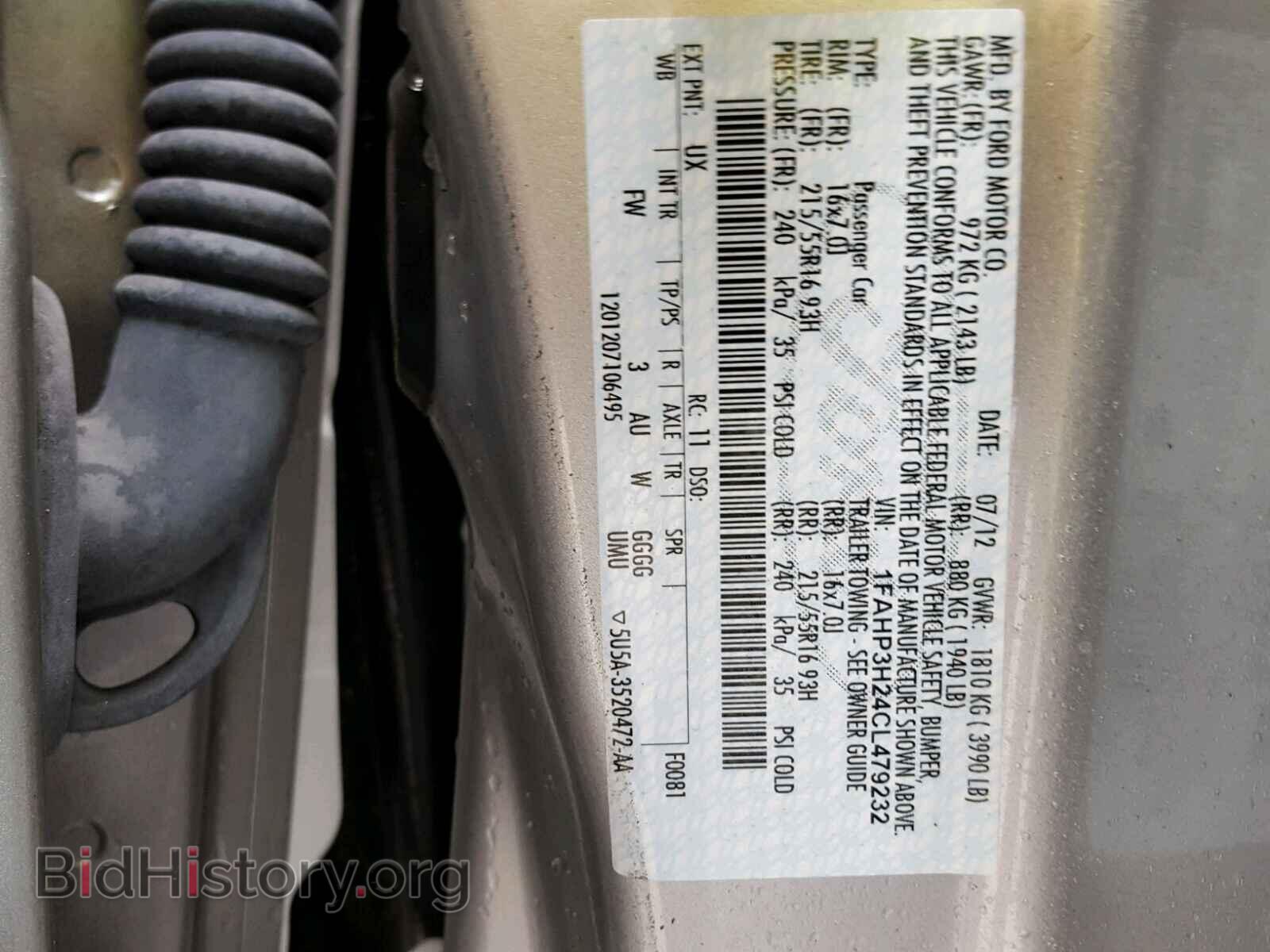 2012 FORD FOCUS - VIN: 1FAHP3H24CL479232 - Photo 10