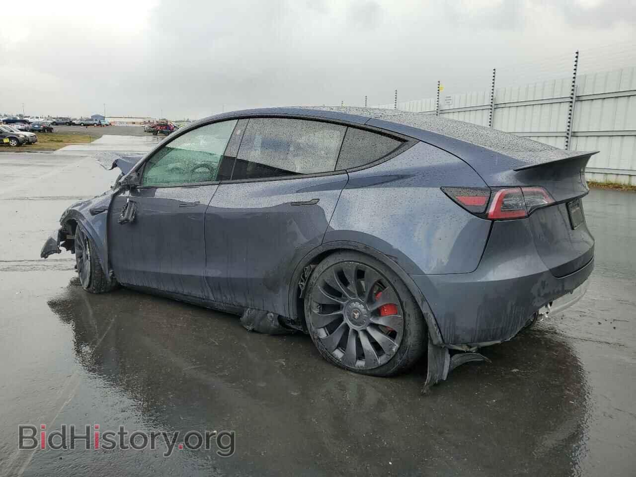 2022 TESLA MODEL Y - VIN: 7SAYGDEF2NF488043 - Фото 2