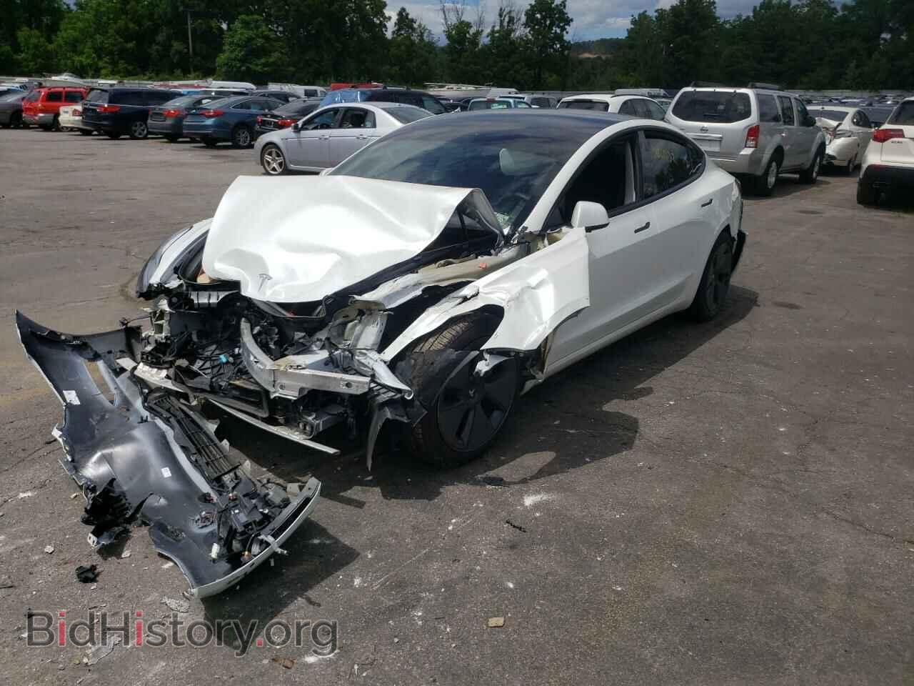 2021 TESLA MODEL 3 - VIN: 5YJ3E1EA3MF976898 - Фото 2