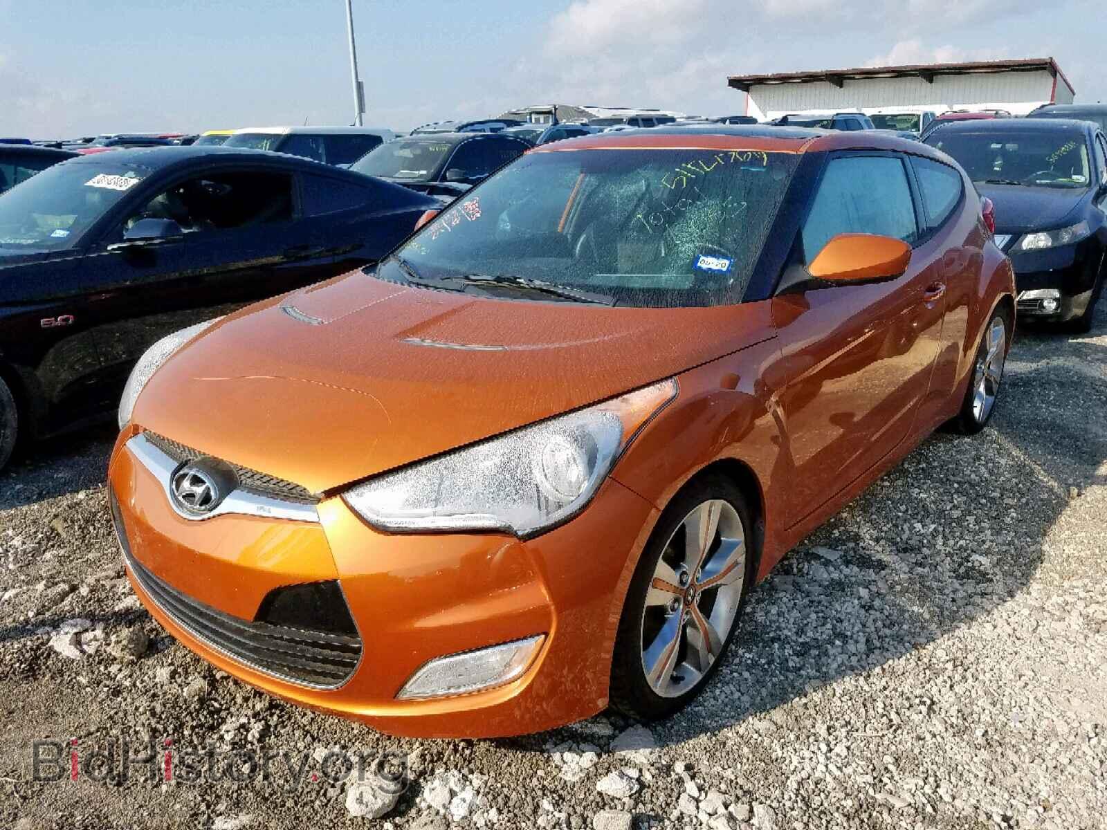 2012 HYUNDAI VELOSTER - VIN: KMHTC6AD9CU060408 - Фото 2