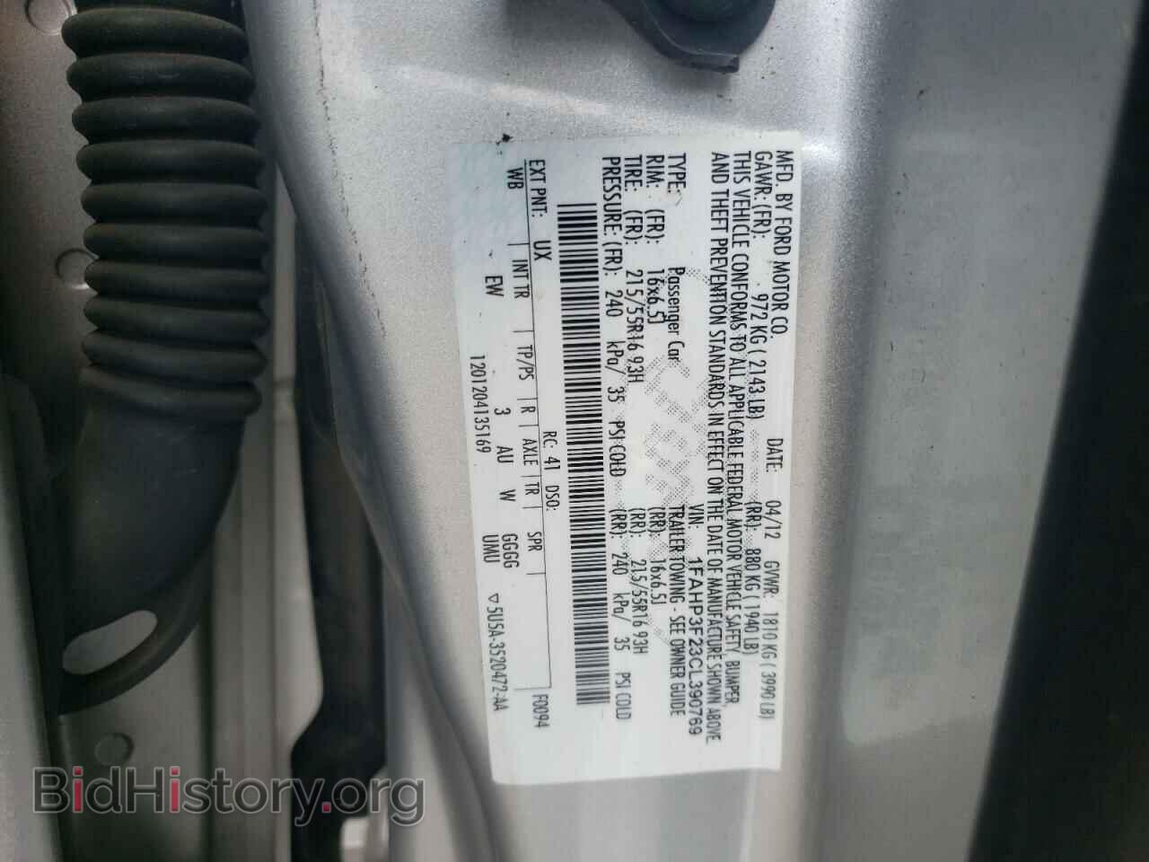 2012 FORD FOCUS - VIN: 1FAHP3F23CL390769 - Photo 10