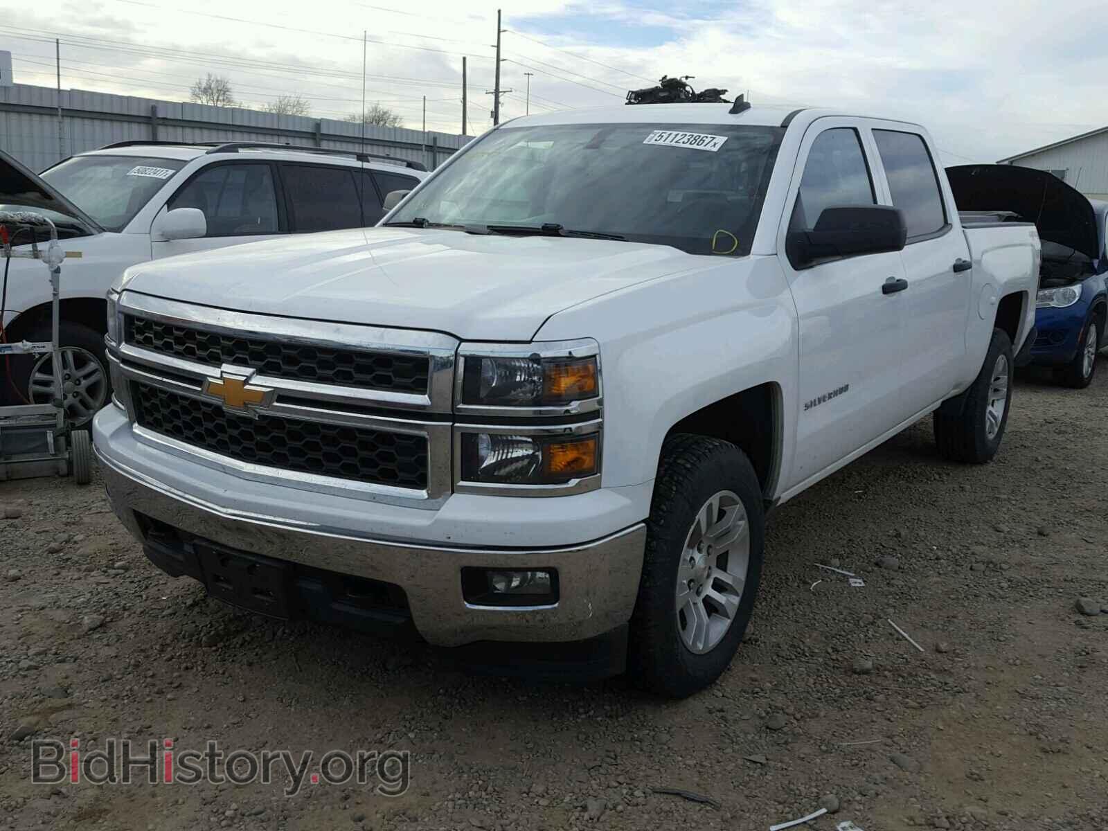 2014 CHEVROLET SILVERADO - VIN: 3GCUKREC8EG166367 - Фото 2