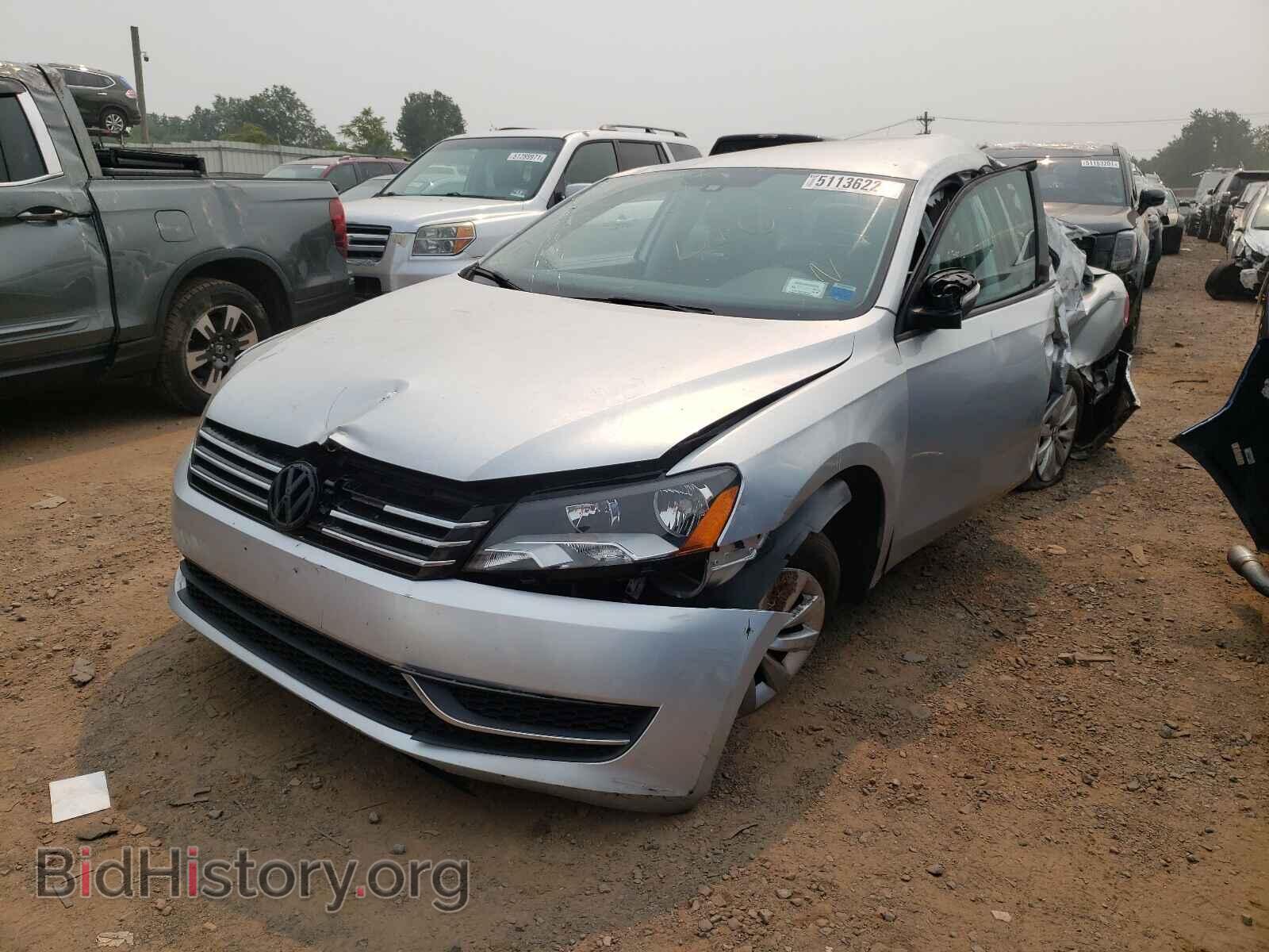 2014 VOLKSWAGEN PASSAT - VIN: 1VWAH7A31EC005211 - Фото 2
