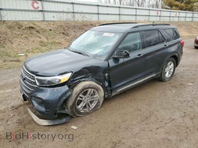 2023 Ford EXPLORER XLT, синий — VIN 1FMSK8DH7PGC06589, Copart