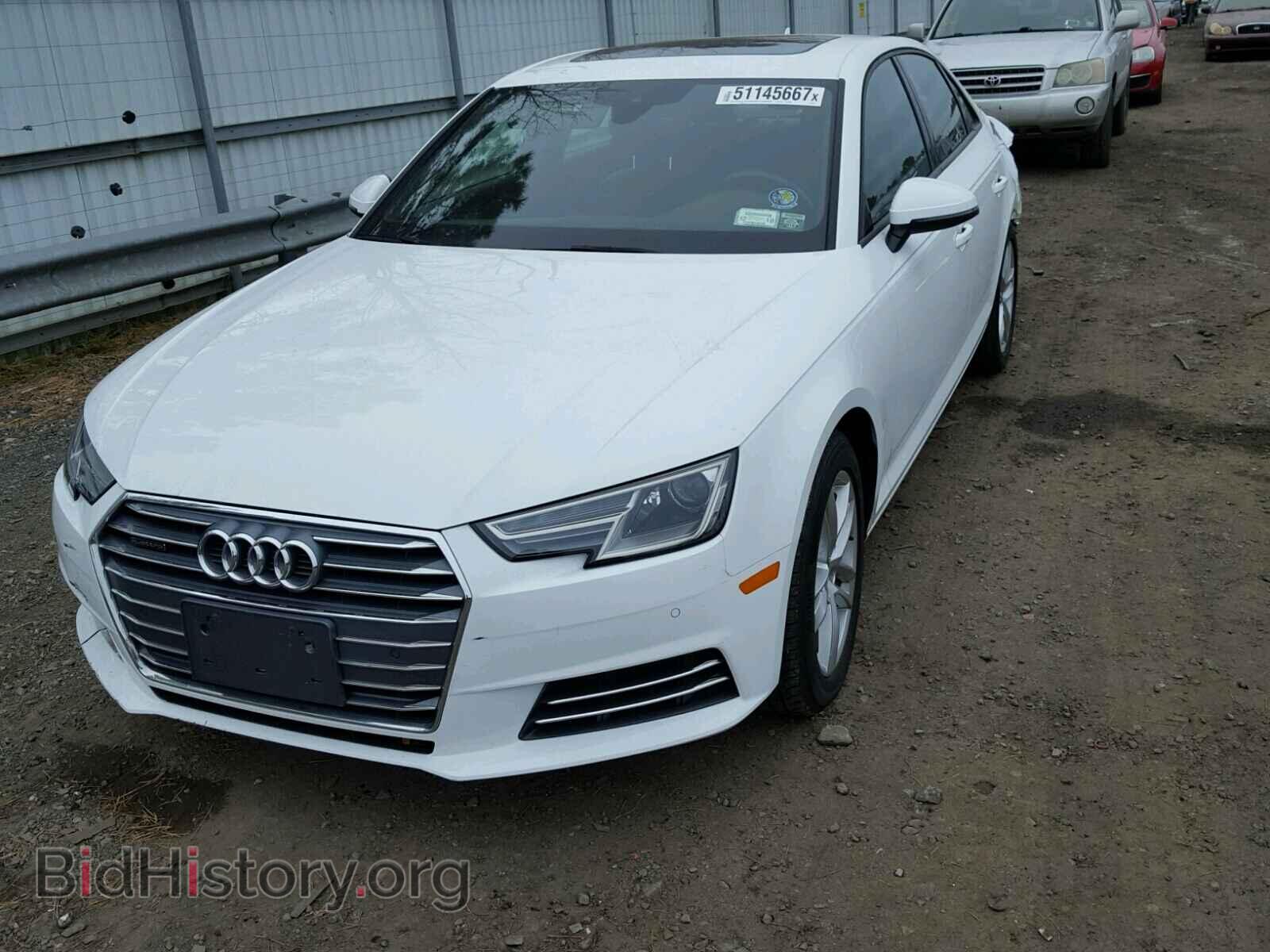 2017 AUDI A4 - VIN: WAUANAF46HN012543 - Фото 2