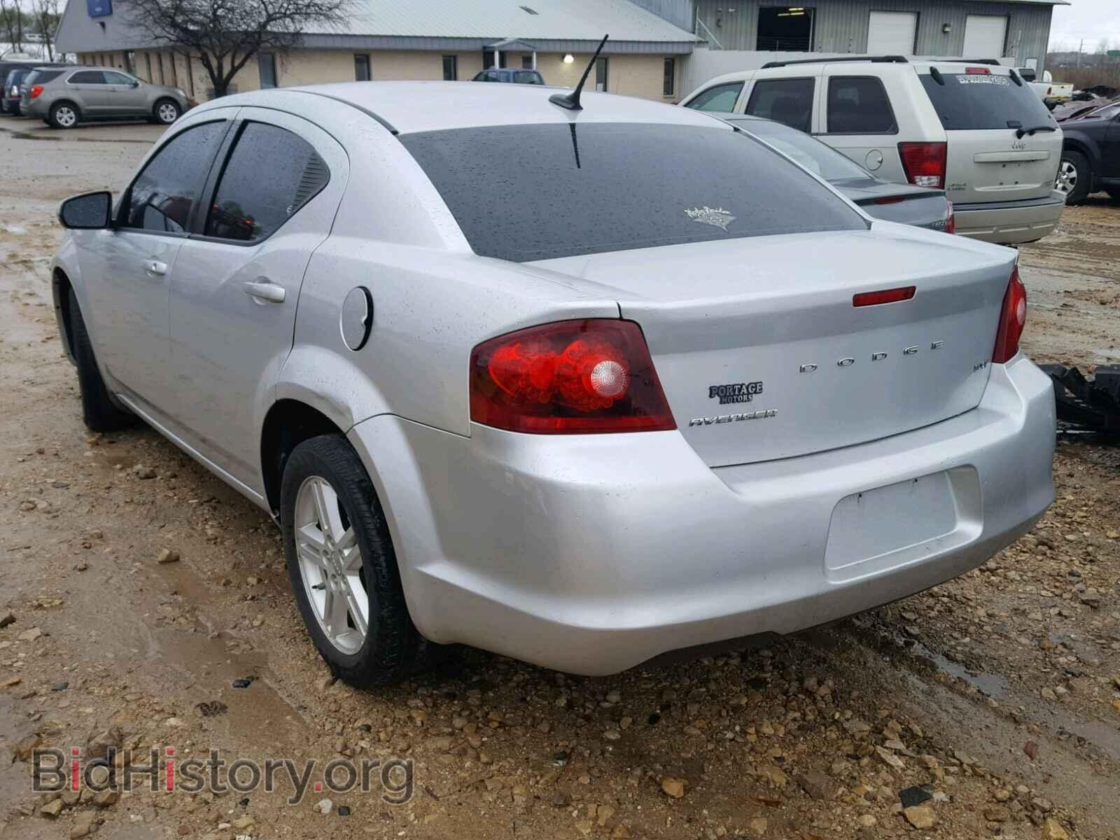 2012 DODGE AVENGER - VIN: 1C3CDZCB5CN194989 - Фото 3