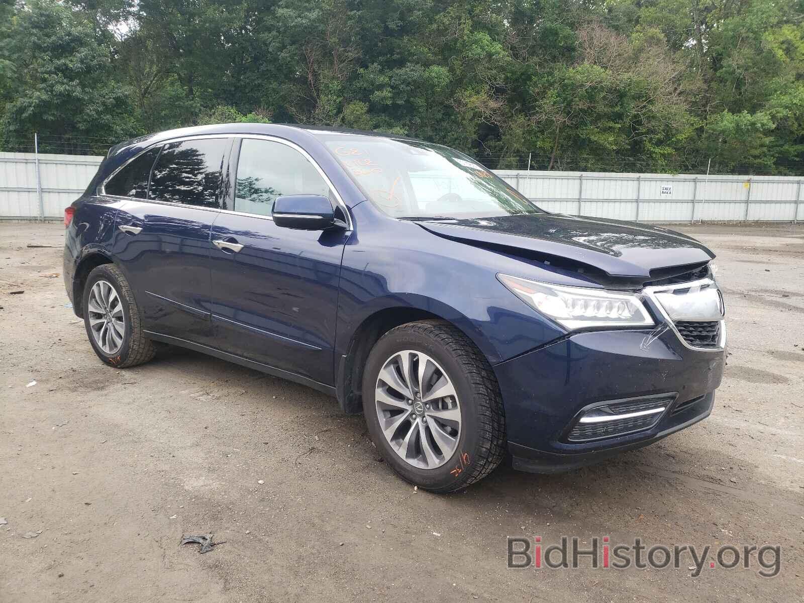 Фотография 5FRYD3H41EB016554 - ACURA MDX 2014