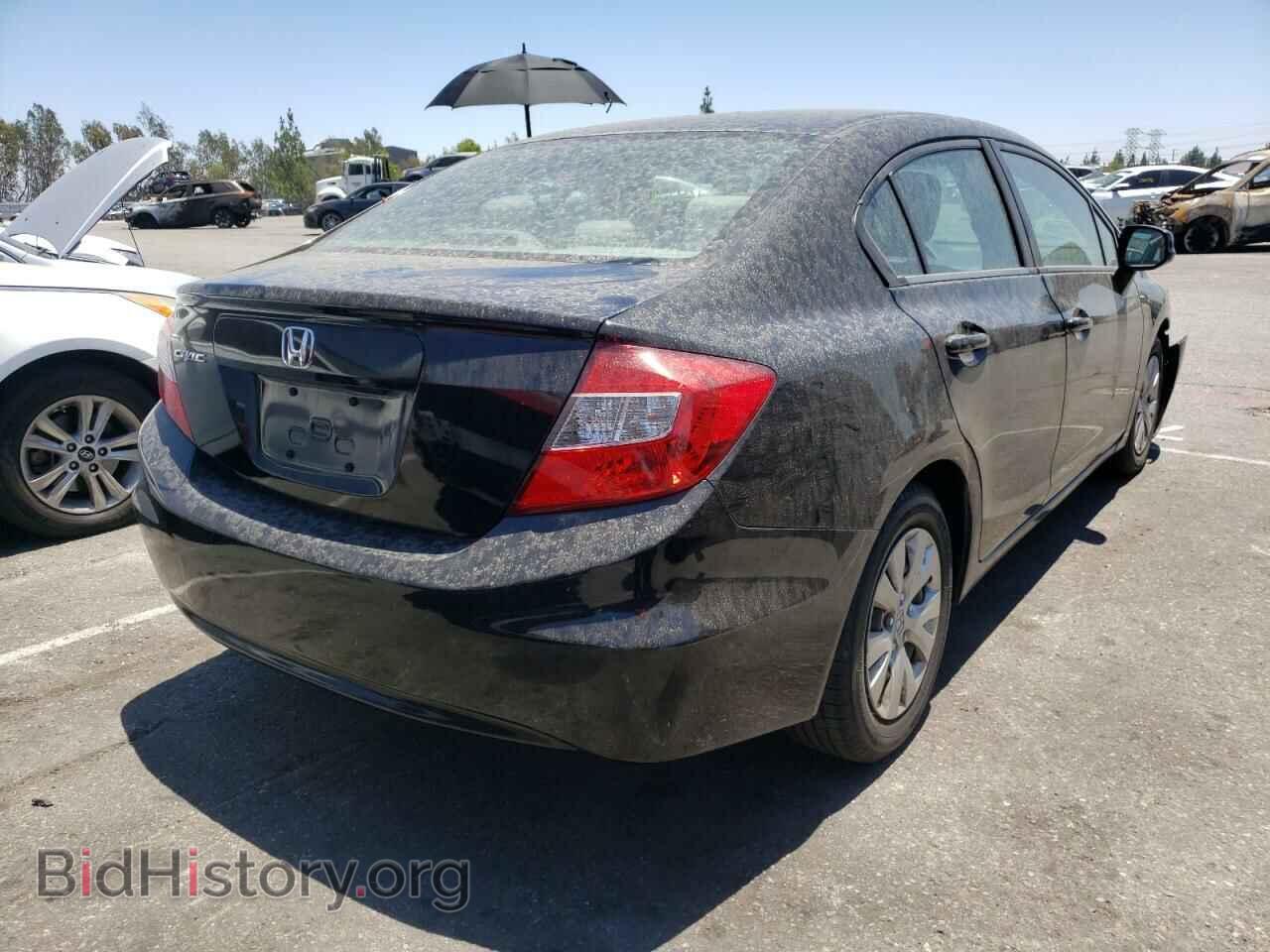 2012 HONDA CIVIC - VIN: 2HGFB2F55CH584223 - Фото 4