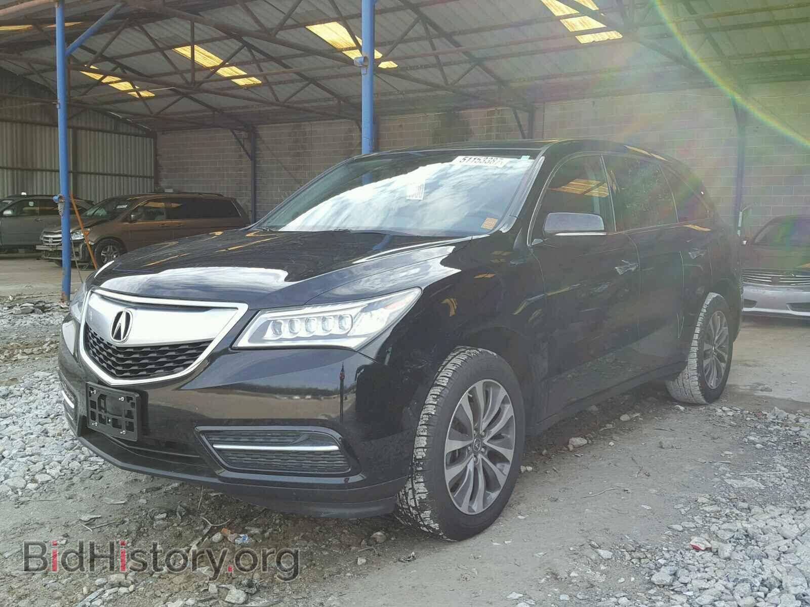 2014 ACURA MDX - VIN: 5FRYD3H4XEB014981 - Фото 2