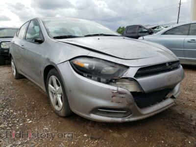 2015 Dodge DART Dart SXT, gray — VIN 1C3CDFBB6FD128266, Copart