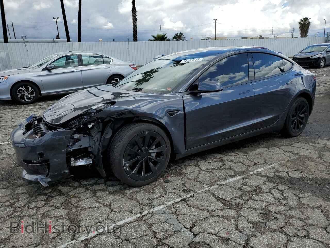 Photo 5YJ3E1EB7NF322920 - TESLA MODEL 3 2022