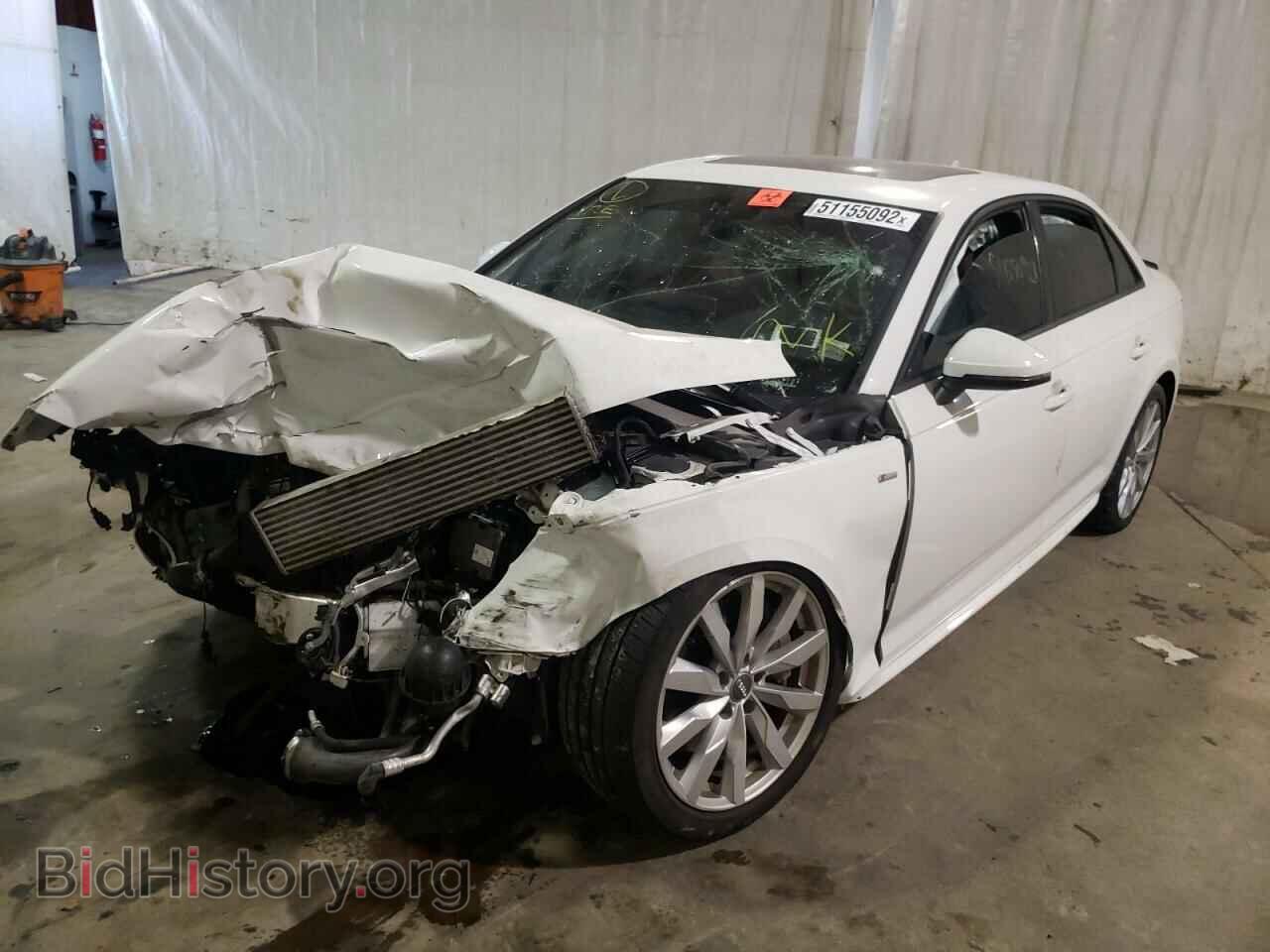 2018 AUDI A4 - VIN: WAUDNAF48JA207876 - Фото 2