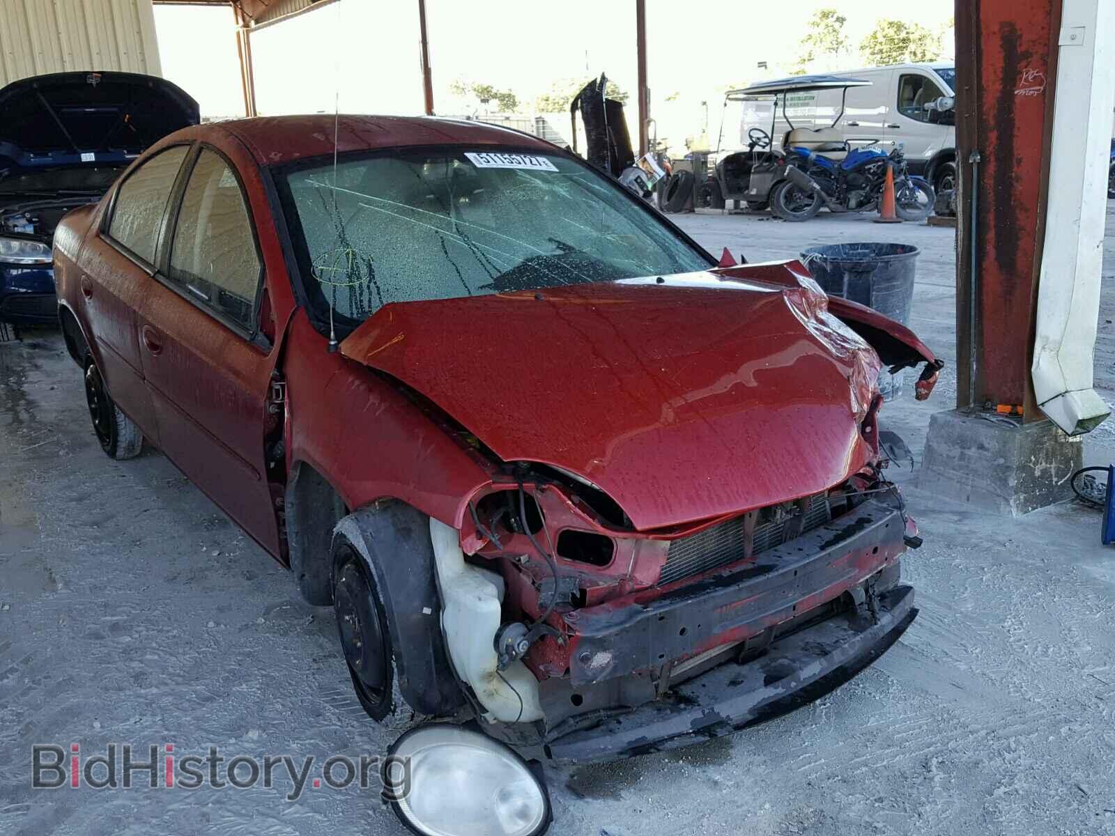 Photo 1B3ES56C05D202045 - DODGE NEON 2005