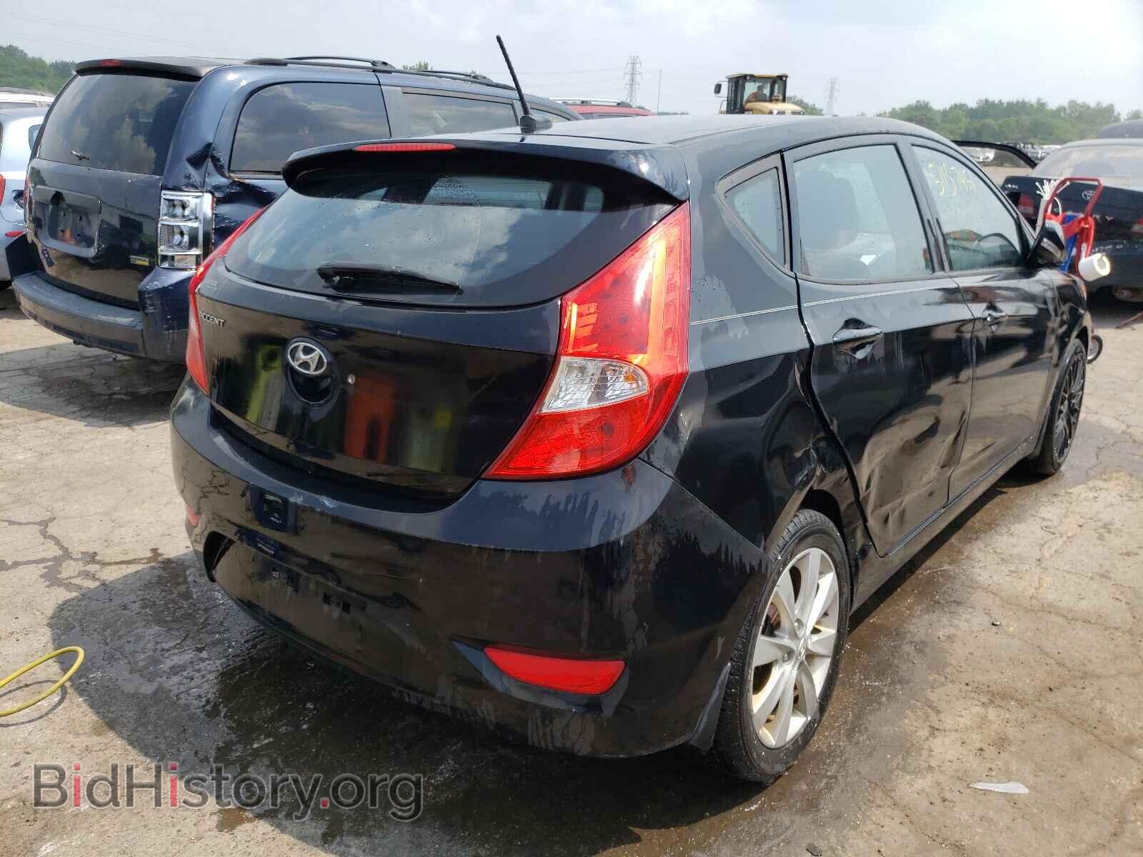 2014 HYUNDAI ACCENT - VIN: KMHCU5AEXEU189289 - Фото 4