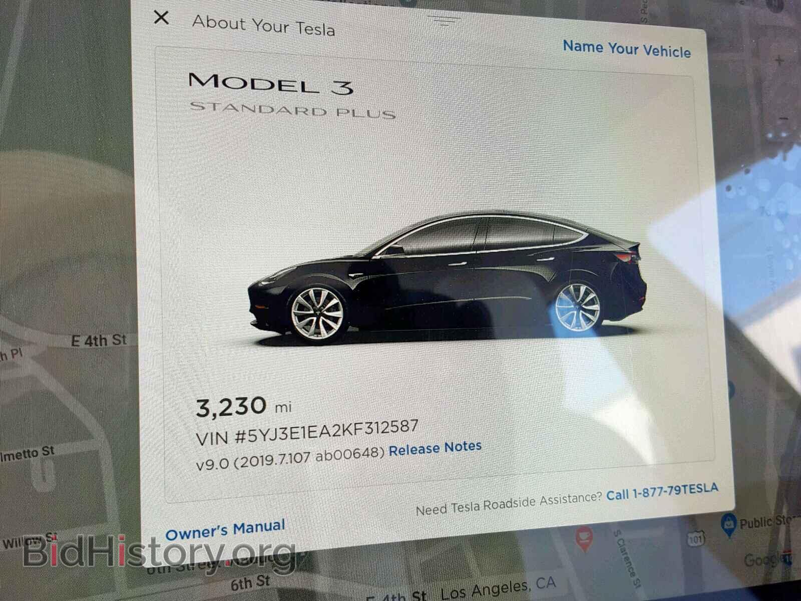 2019 TESLA MODEL 3 - VIN: 5YJ3E1EA2KF312587 - Фото 8