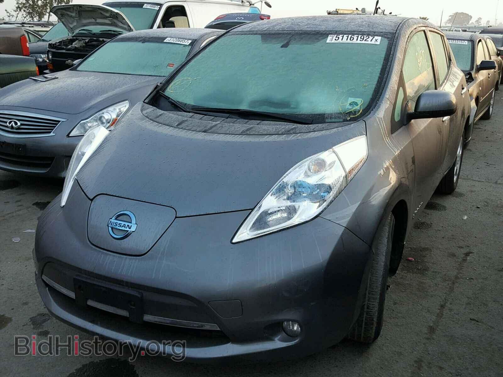 2014 NISSAN LEAF - VIN: 1N4AZ0CP2EC337655 - Фото 2