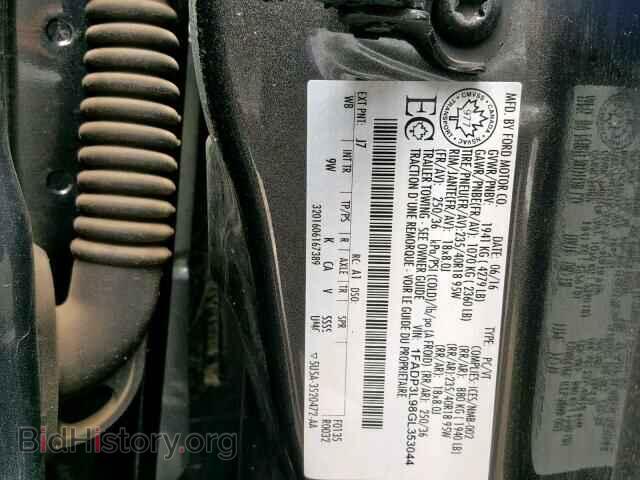 2016 FORD FOCUS - VIN: 1FADP3L98GL353044 - Фото 10