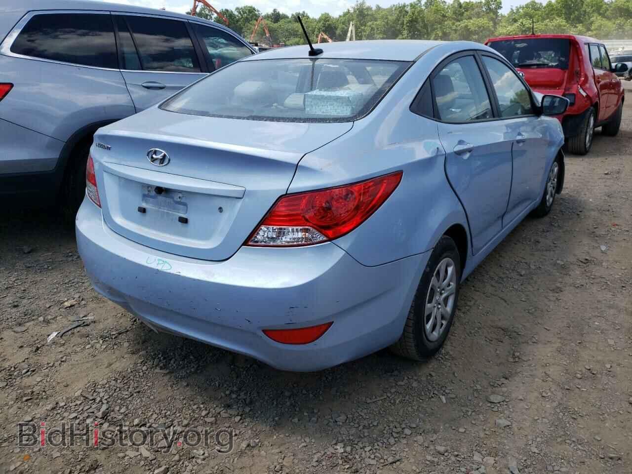 2012 HYUNDAI ACCENT - VIN: KMHCT4AE1CU218947 - Фото 4