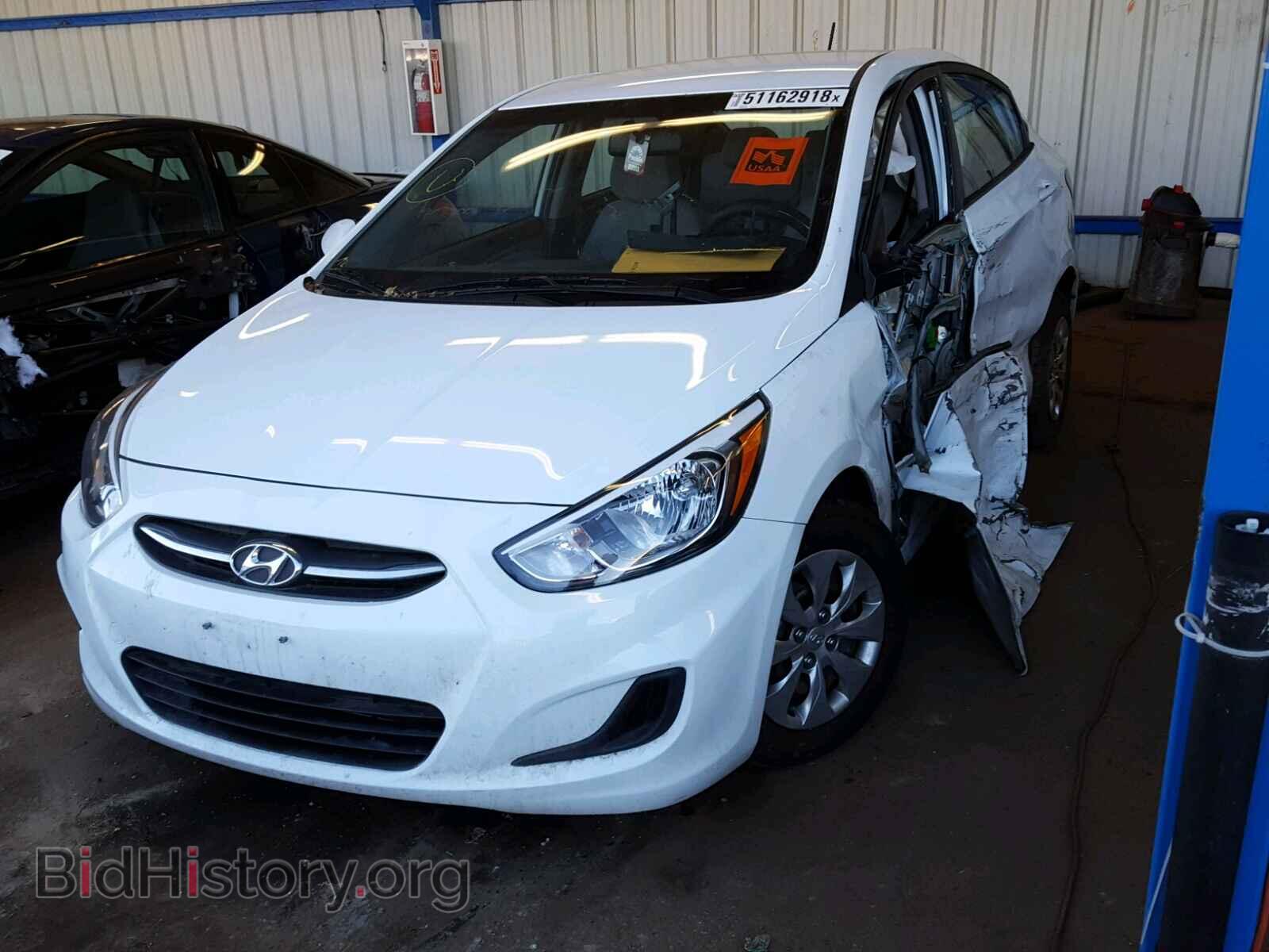 2016 HYUNDAI ACCENT - VIN: KMHCT4AE7GU016362 - Фото 2