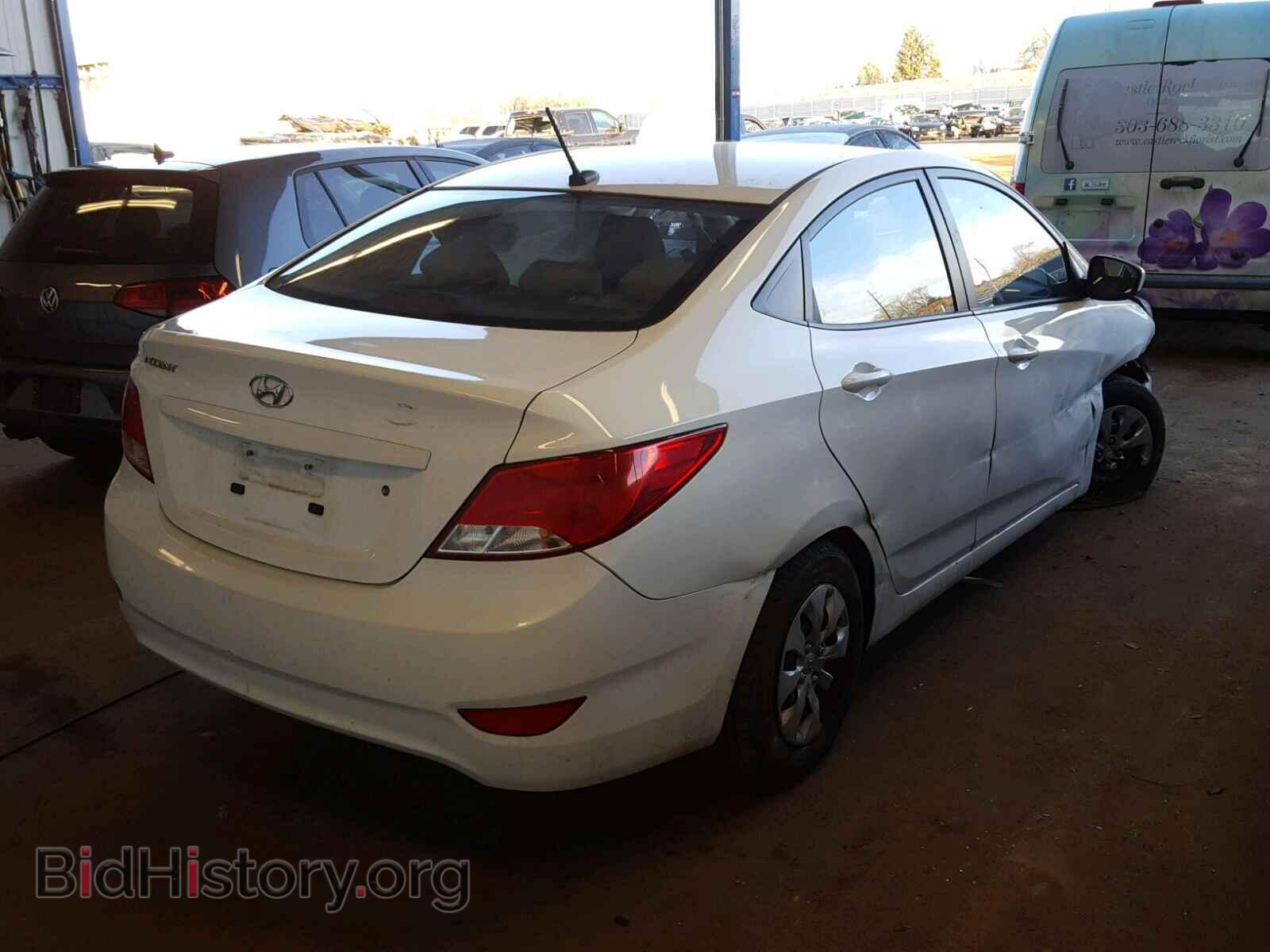 2016 HYUNDAI ACCENT - VIN: KMHCT4AE7GU016362 - Фото 4