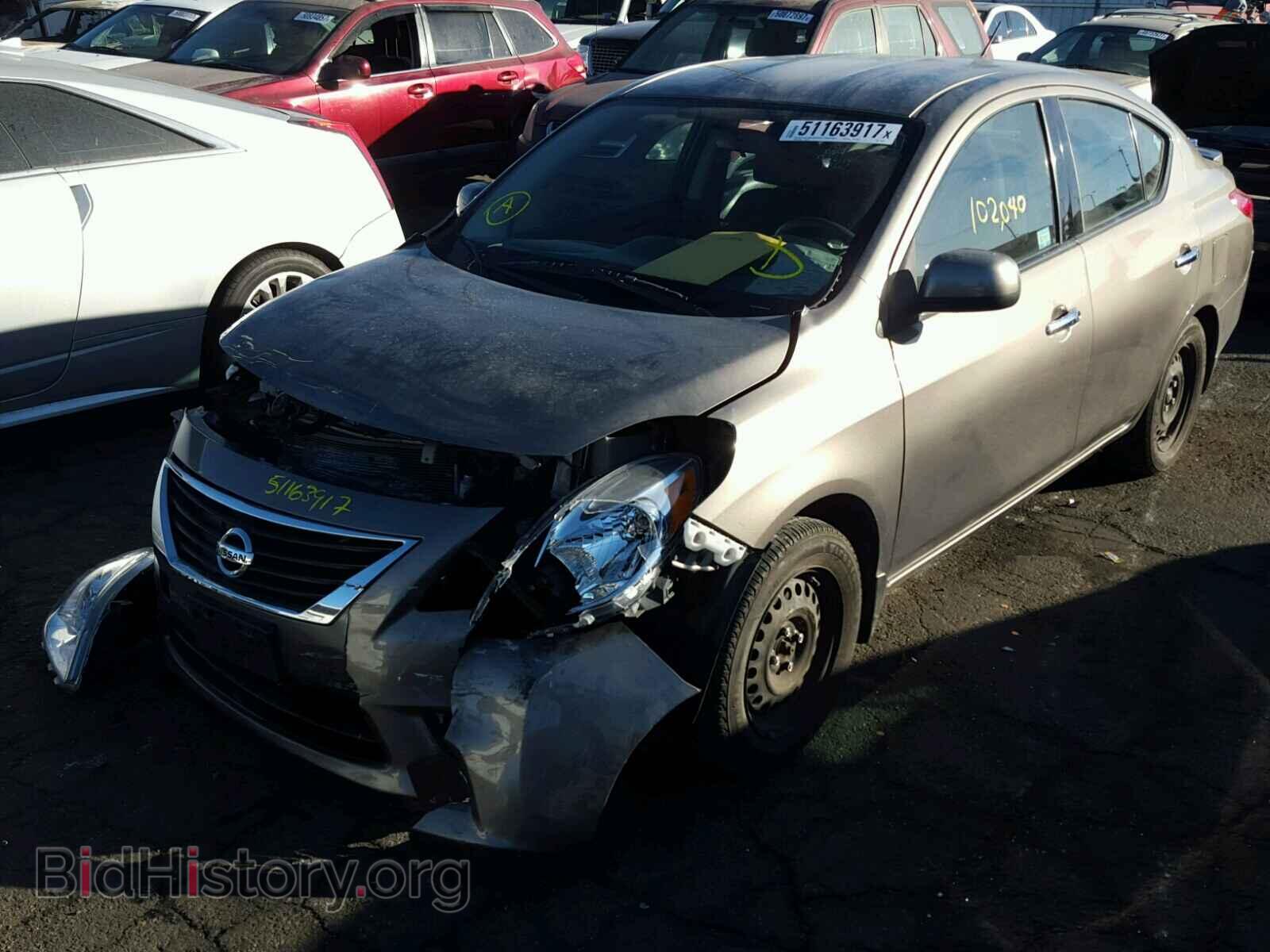 2014 NISSAN VERSA - VIN: 3N1CN7AP6EL873140 - Фото 2