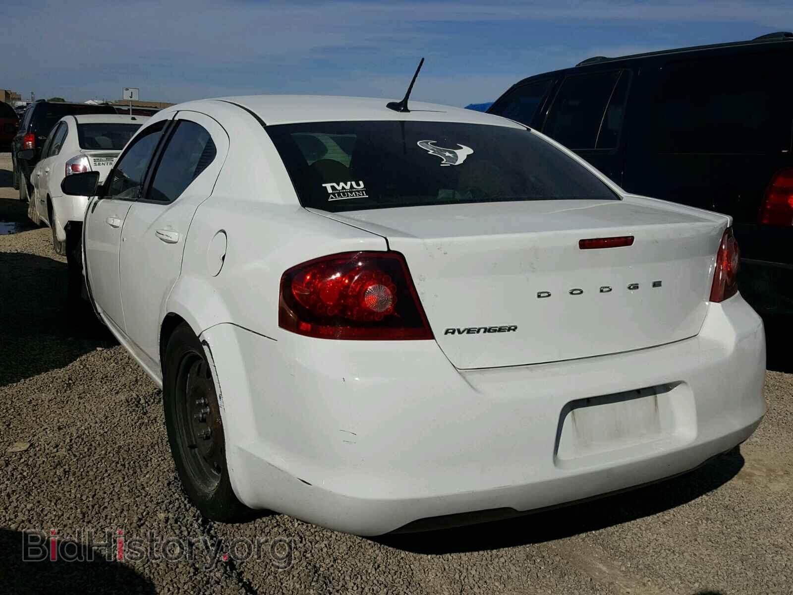 2014 DODGE AVENGER - VIN: 1C3CDZAB9EN140004 - Фото 3