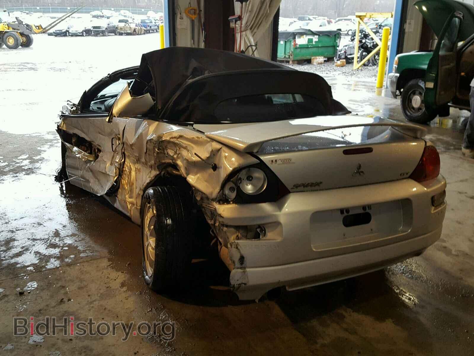 2002 MITSUBISHI ECLIPSE - VIN: 4A3AE85H42E048221 - Фото 3