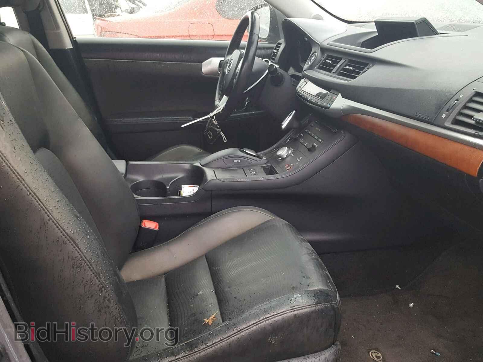 2012 LEXUS CT 200 - VIN: JTHKD5BH4C2089544 - Фото 5