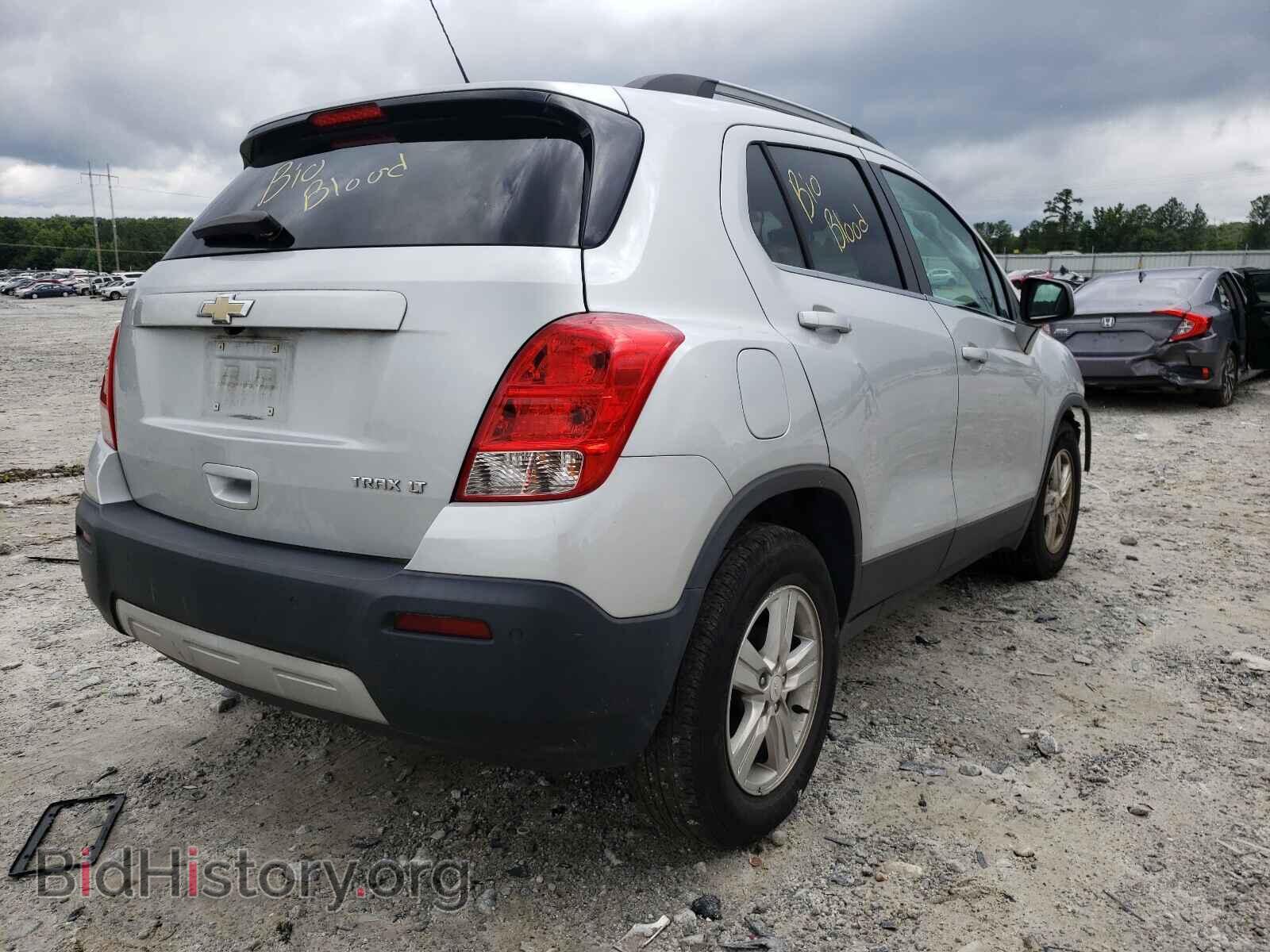 2016 CHEVROLET TRAX - VIN: 3GNCJLSB4GL265941 - Фото 4