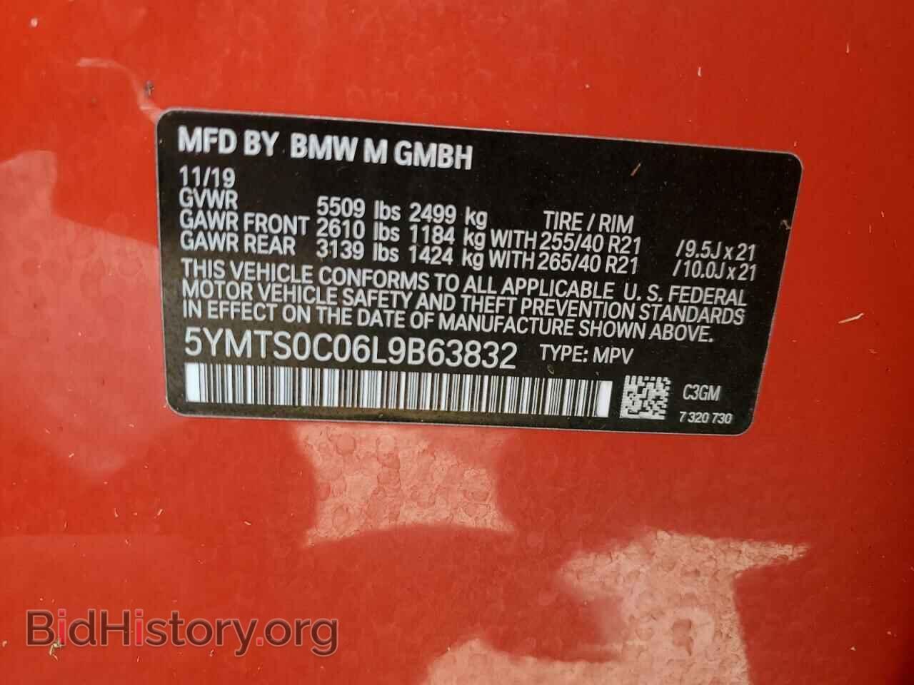 2020 BMW X3 - VIN: 5YMTS0C06L9B63832 - Фото 13