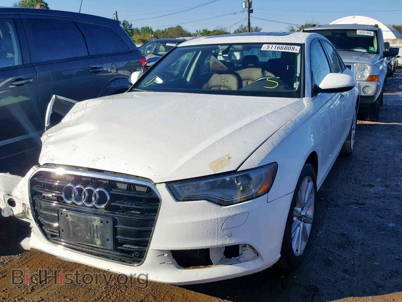 2014 AUDI A6 - VIN: WAUGFAFC9EN003541 - Фото 2